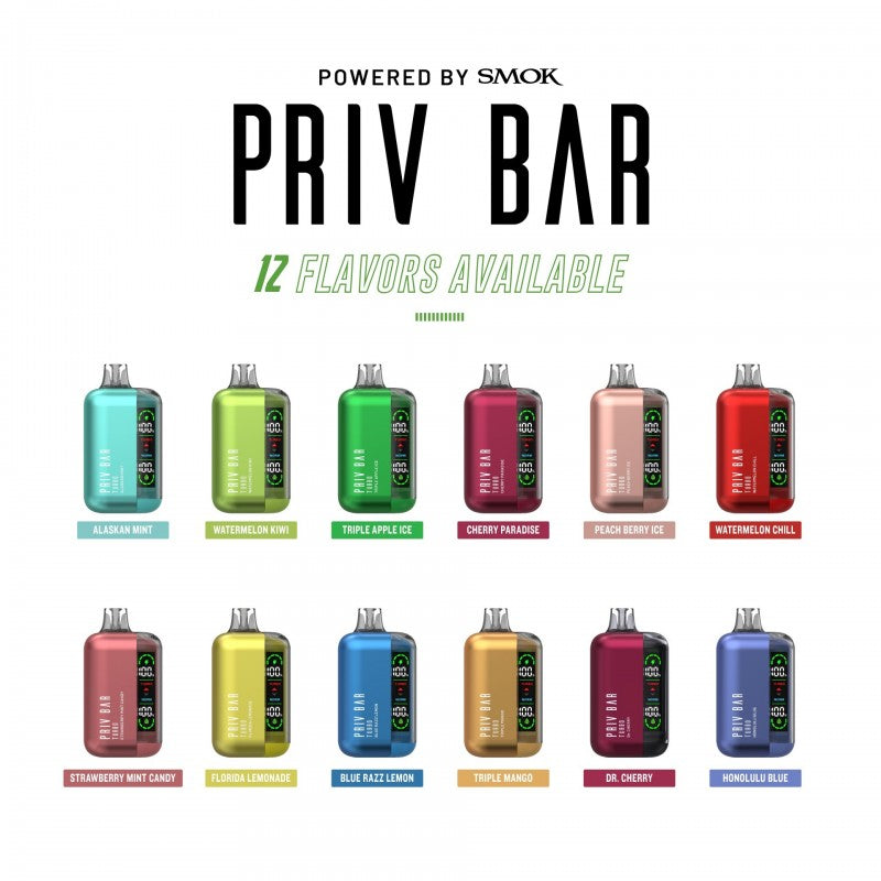 Smok Priv Bar Turbo 15000 Puff  WholesaleVapor.com