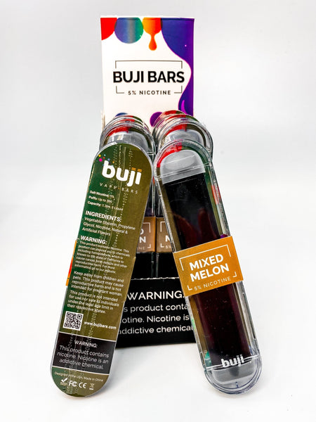 Buji Bars Slim 10 Pack - Flavored Disposable Vape Ecig #1 Top Selling - WholesaleVapor.com