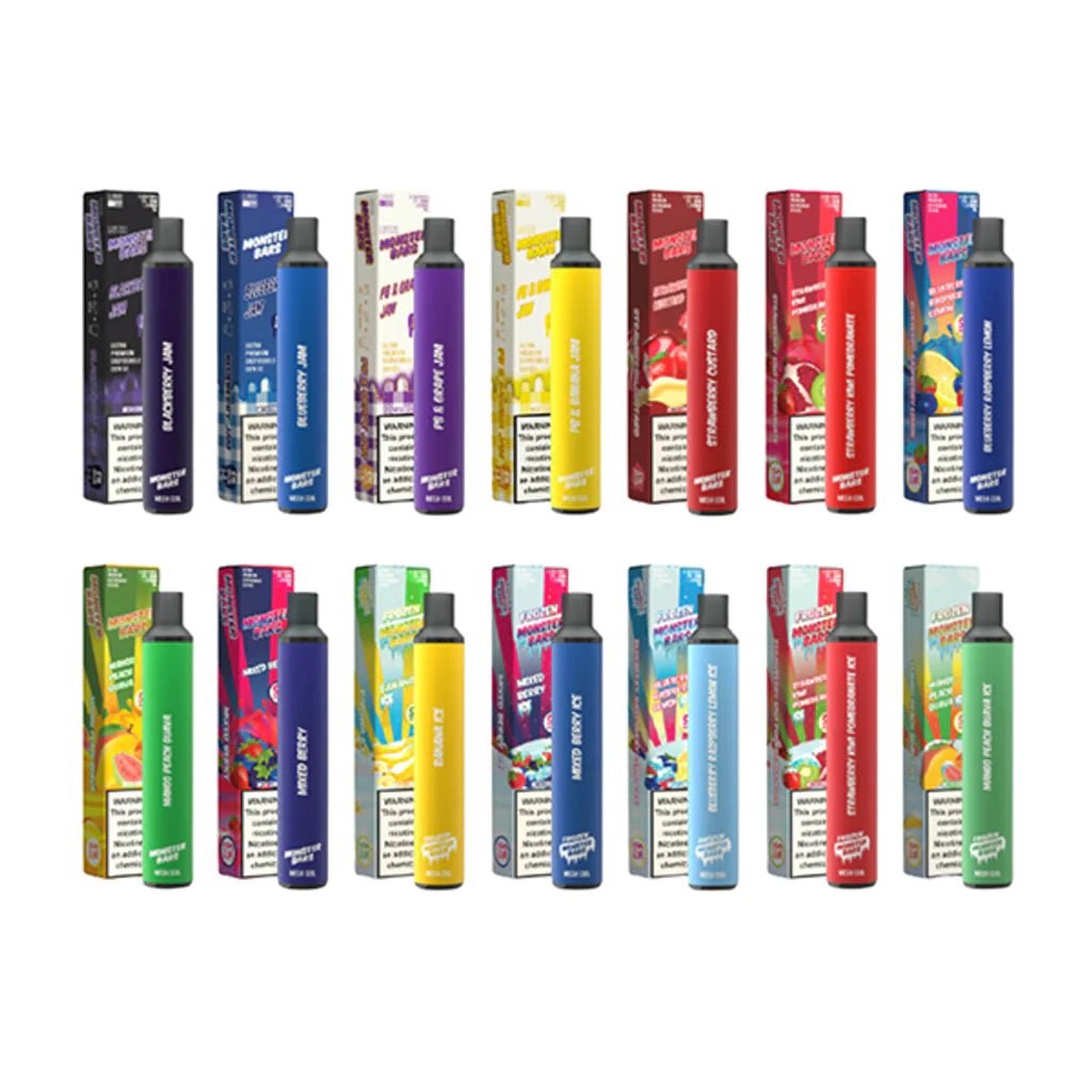 Jam Monster - Monster XL Bar Disposables WholesaleVapor.com Jam Monster - Monster XL Bar Disposables WholesaleVapor.com