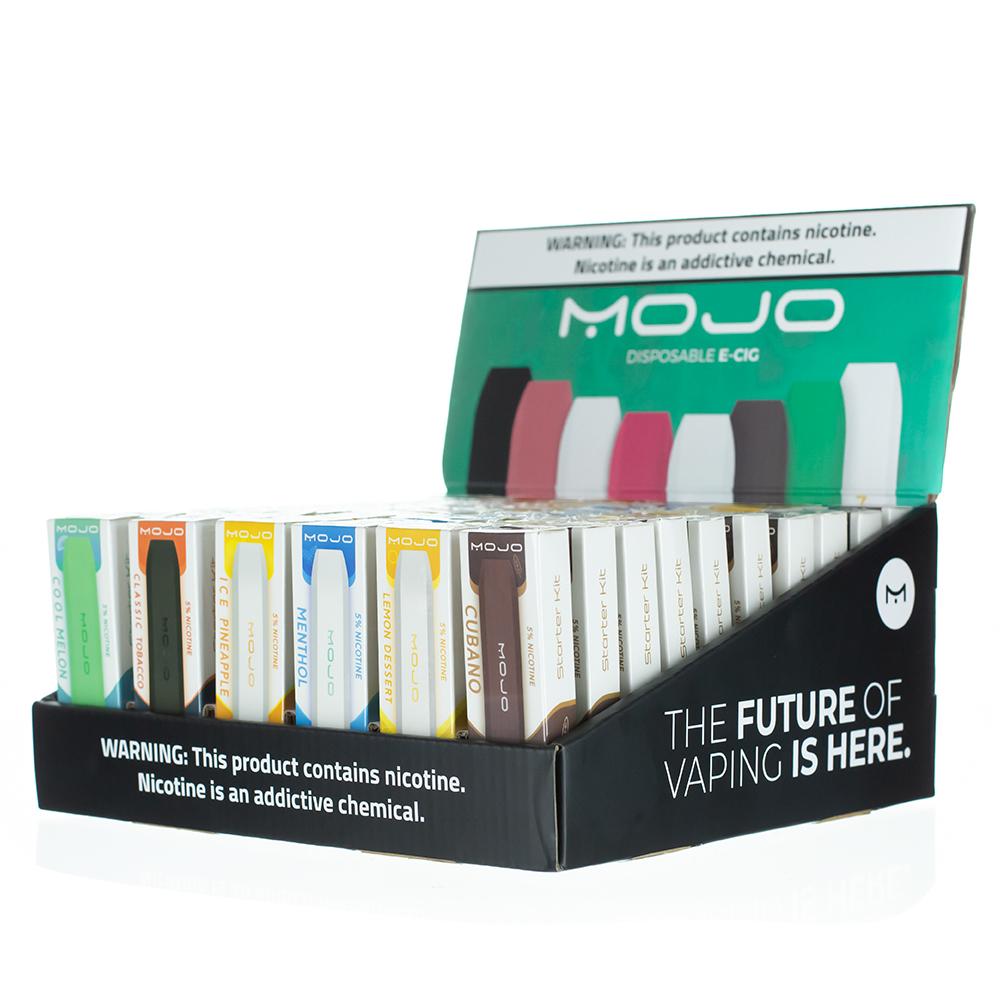 Wholesale Mojo Disposables Mojo Disposable Ecig 5 Full Display ( 60