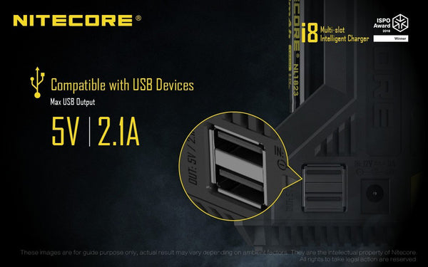 Nitecore i8 Multi-Slot Intelligent Charger - WholesaleVapor.com