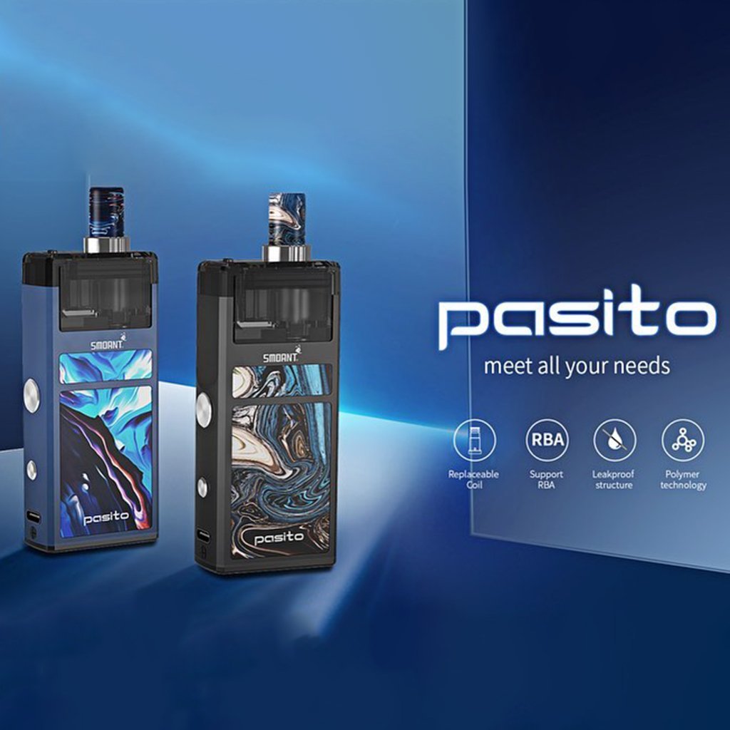 Wholesale Smoant Pasito Starter Kit - Smoant PASITO Pod Kit WholesaleVapor.com Wholesale Smoant Pasito Starter Kit - Smoant PASITO Pod Kit WholesaleVapor.com