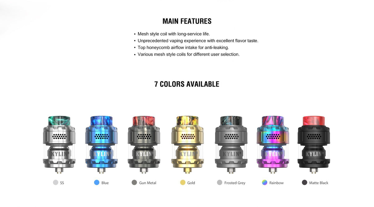 Vandy Vape KYLIN M RTA WholesaleVapor.com Vandy Vape KYLIN M RTA WholesaleVapor.com