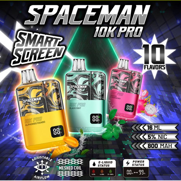 Spaceman 10K Pro Disposable 5%