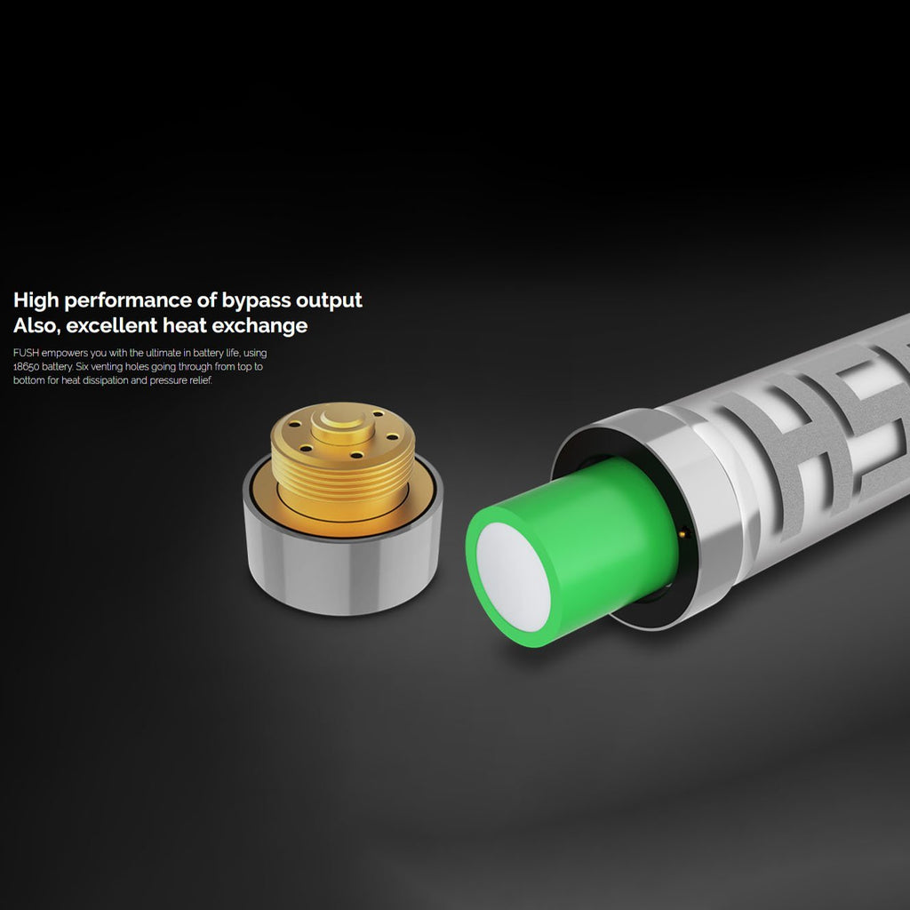 Wholesale Acrohm Fush Mod - Acrohm FUSH Semi-Mechanical Tube Mod WholesaleVapor.com Wholesale Acrohm Fush Mod - Acrohm FUSH Semi-Mechanical Tube Mod WholesaleVapor.com