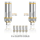Aspire Cleito Coils (5 Pack) - WholesaleVapor.com