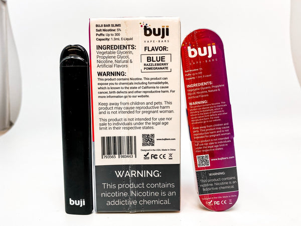 Buji Bars Slim 10 Pack - Flavored Disposable Vape Ecig #1 Top Selling WholesaleVapor.com Buji Bars Slim 10 Pack - Flavored Disposable Vape Ecig #1 Top Selling WholesaleVapor.com