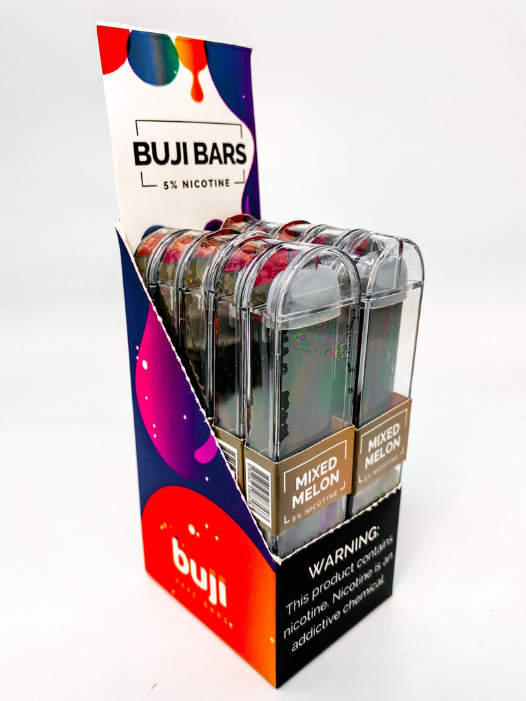 Buji Bars Slim 10 Pack - Flavored Disposable Vape Ecig #1 Top Selling WholesaleVapor.com Buji Bars Slim 10 Pack - Flavored Disposable Vape Ecig #1 Top Selling WholesaleVapor.com