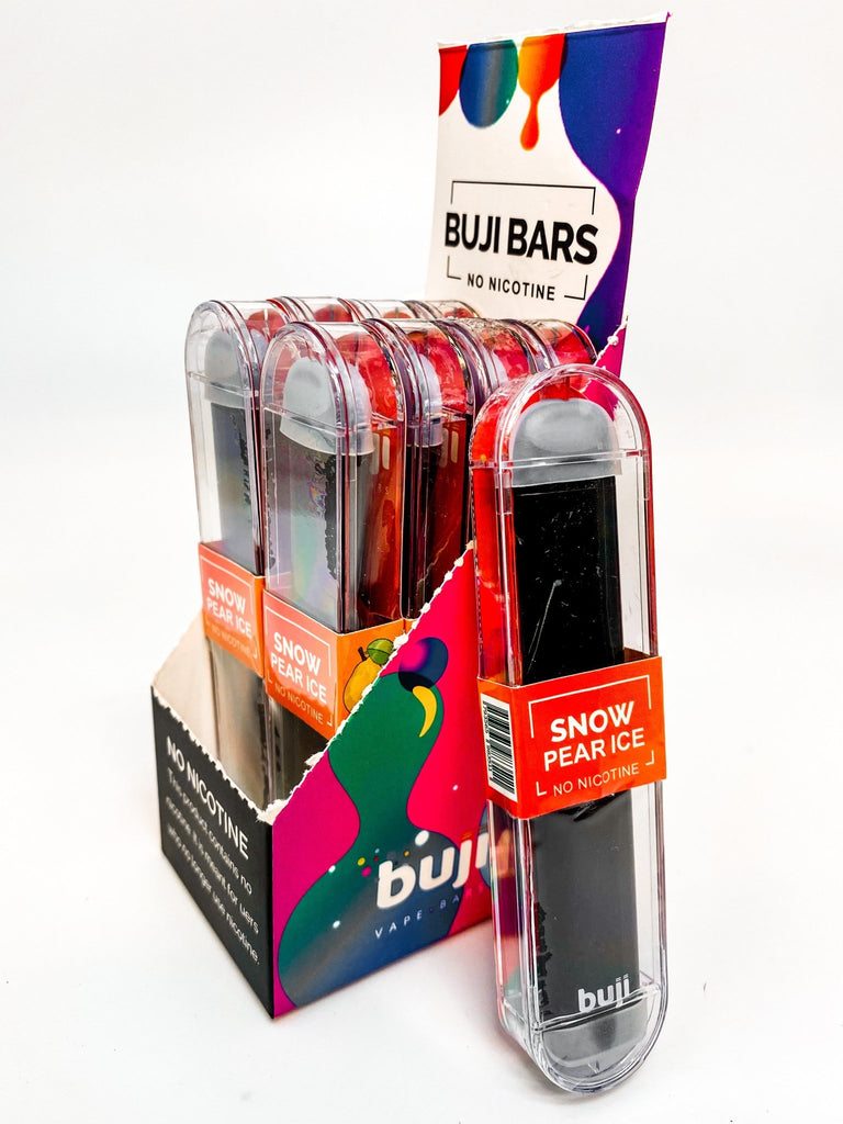 Buji Bars Slim NO NICOTINE - 10 Pack - NY STATE COMPLIANT Flavored Dis WholesaleVapor.com Buji Bars Slim NO NICOTINE - 10 Pack - NY STATE COMPLIANT Flavored Dis WholesaleVapor.com