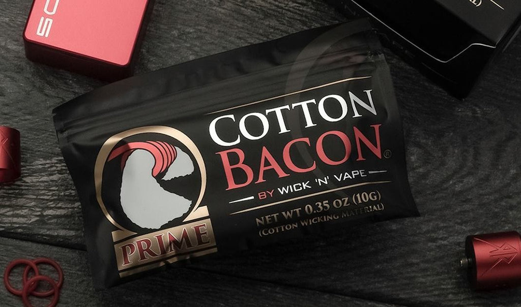 Bacon Prime Wick 'n' Vape Baumwolle - 5 Stück Packung Für E-Zigaretten
