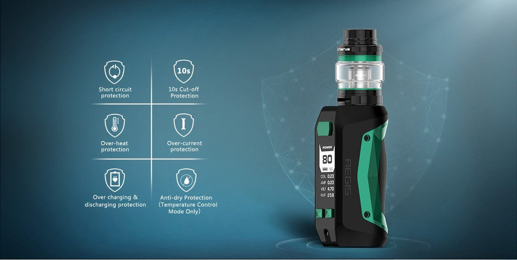Geek Vape Wholesale - Geek Vape Aegis Mini Kit w/Cerberus Tank WholesaleVapor.com Geek Vape Wholesale - Geek Vape Aegis Mini Kit w/Cerberus Tank WholesaleVapor.com