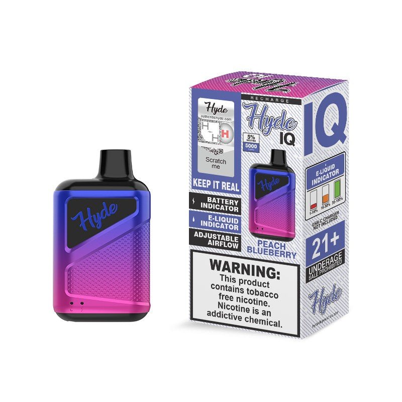 Hyde IQ Recharge - 5000 Puff Disposables WholesaleVapor.com Hyde IQ Recharge - 5000 Puff Disposables WholesaleVapor.com