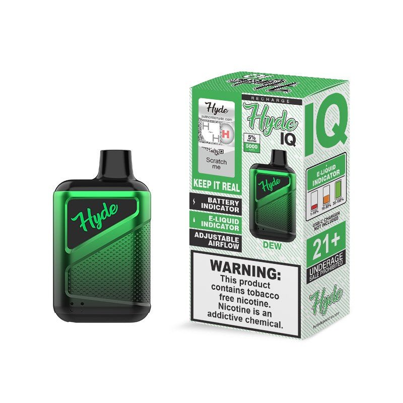 Hyde IQ Recharge - 5000 Puff Disposables WholesaleVapor.com Hyde IQ Recharge - 5000 Puff Disposables WholesaleVapor.com