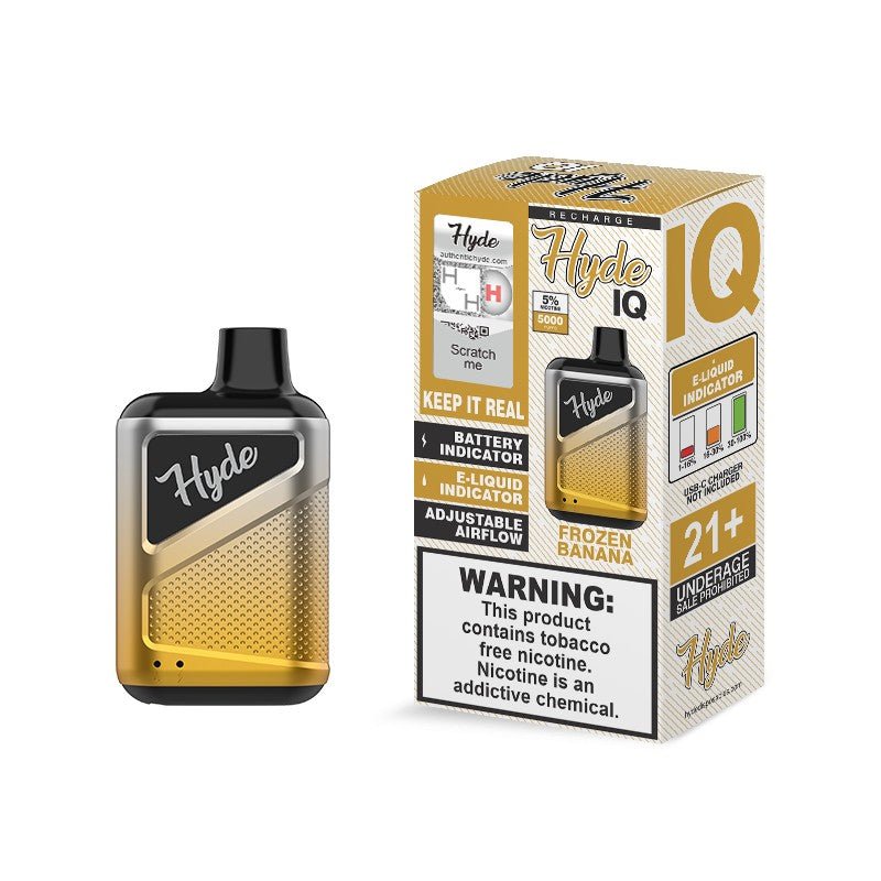 Hyde IQ Recharge - 5000 Puff Disposables WholesaleVapor.com Hyde IQ Recharge - 5000 Puff Disposables WholesaleVapor.com