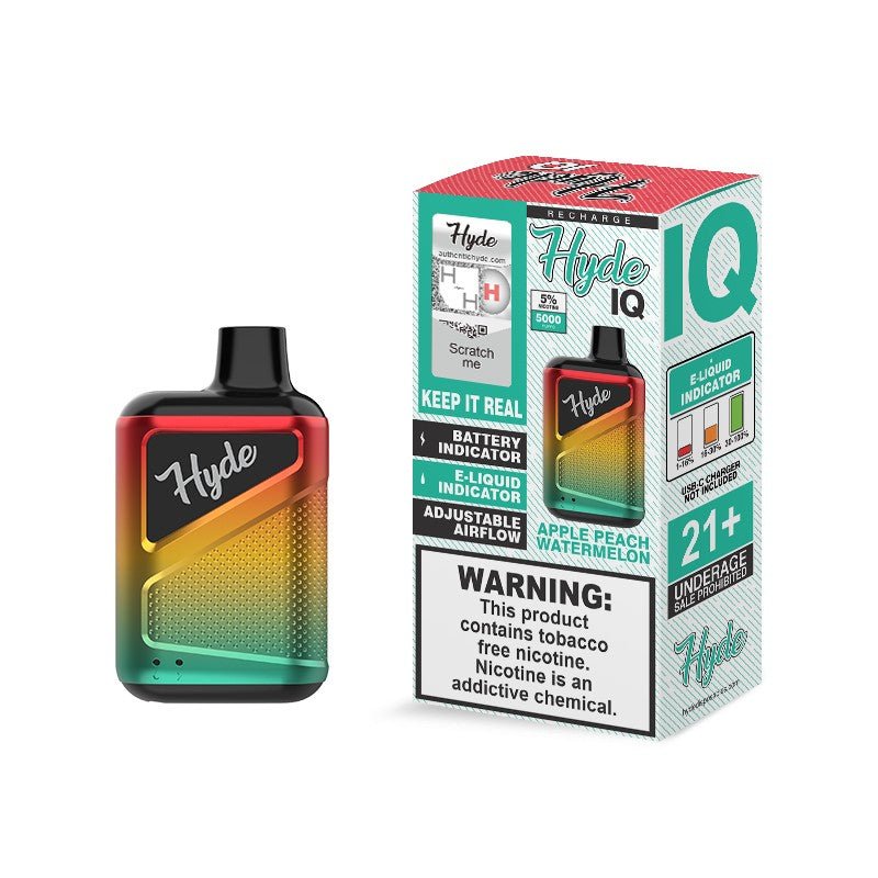 Hyde IQ Recharge - 5000 Puff Disposables WholesaleVapor.com Hyde IQ Recharge - 5000 Puff Disposables WholesaleVapor.com