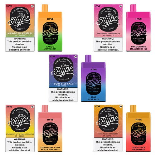 Hype Disposable - 5000 Puffs - 5% WholesaleVapor.com Hype Disposable - 5000 Puffs - 5% WholesaleVapor.com