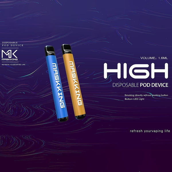 Wholesale Maskking High Disposables - Maskking High Kit 360mAh Disposable Pod System (Single Unit) WholesaleVapor.com Wholesale Maskking High Disposables - Maskking High Kit 360mAh Disposable Pod System (Single Unit) WholesaleVapor.com