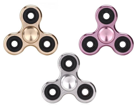 Metallic Tri Fidget Spinners - WholesaleVapor.com