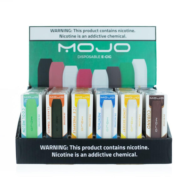 Mojo Disposable Ecig 5% Full Display ( 60 units) - WholesaleVapor.com