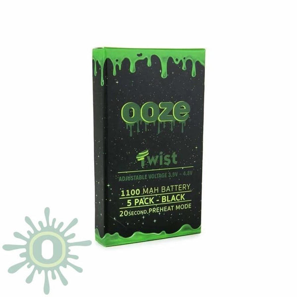 Ooze Twist 510 Batteries - 5 Pack - WholesaleVapor.com