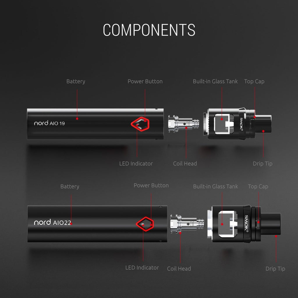 Wholesale Smok - Smok NORD Aio 19 Kit WholesaleVapor.com Wholesale Smok - Smok NORD Aio 19 Kit WholesaleVapor.com