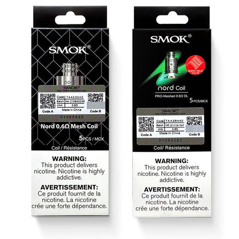 Smok Nord Pro Replacement Coils (5 Pack) - WholesaleVapor.com