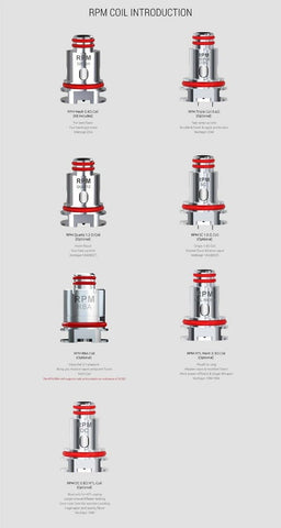 Smok RPM Replacement Coils (5 Pack) - Multiple Fitments - WholesaleVapor.com