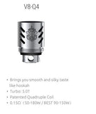 Smok TFV8-Q4 Coil (3 pack) - WholesaleVapor.com