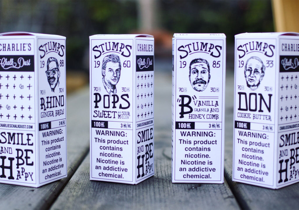 Stumps 100ml by Charlie's Chalk Dust WholesaleVapor.com Stumps 100ml by Charlie's Chalk Dust WholesaleVapor.com