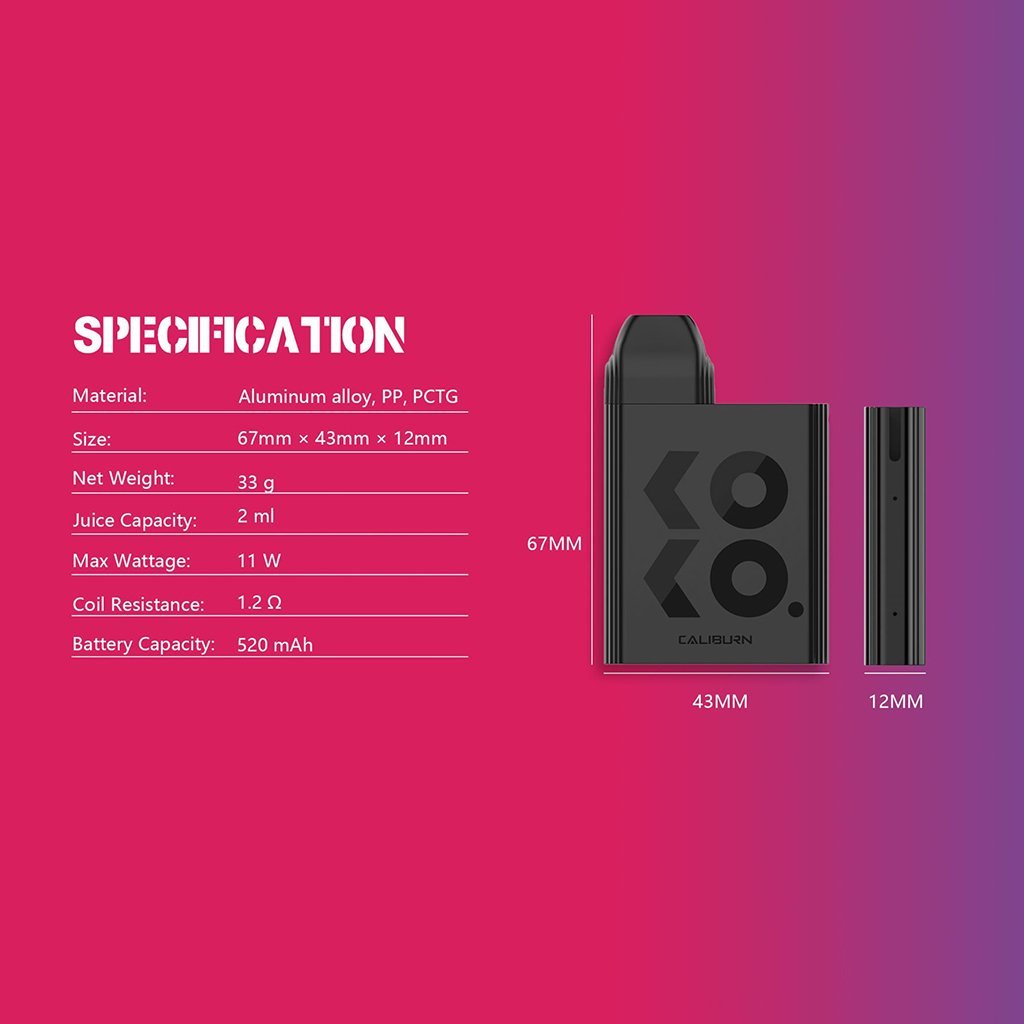 Uwell Caliburn Koko Pod Kit WholesaleVapor.com Uwell Caliburn Koko Pod Kit WholesaleVapor.com