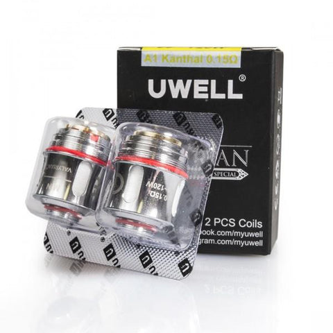 Uwell Valyrian Replacement Coils 0.15ohm (2 Pack) - WholesaleVapor.com