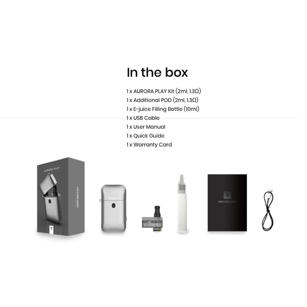 Wholesale Vaporesso Starter Kits - Vaporesso AURORA PLAY Kit WholesaleVapor.com Wholesale Vaporesso Starter Kits - Vaporesso AURORA PLAY Kit WholesaleVapor.com