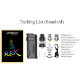 Wholesale Vapor Voopoo Rex Starter Kit Whats Included