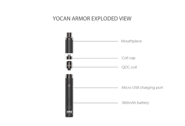 Yocan Armor Kit (380mAh) - WholesaleVapor.com